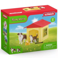 Schleich: Farm World - Přátelská psí bouda sada (42573)