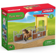 Schleich: Farm World - Pony box Islandský pony hřebec set (42609)