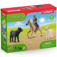 Schleich: Farm World - Westernová jezdecká sada (42578)