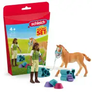 Schleich: Sarah tréninková sada s hříbětem Tennessee Walker (42756)