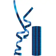 Serpentin kovová modrá barva 18 ks