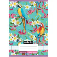 Sešit: Sešit s papírovou vazbou, linkovaný, pro 3. třídu, s motivem papouška, 12-32, formát A5