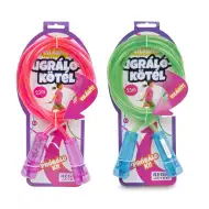 Skákací lano s LED osvětlením měnícím barvy, různé druhy, 1 ks