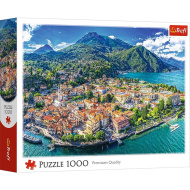 Slunečné Menaggio na Comském jezeře 1000dílné prémiové puzzle - Trefl