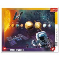 Sluneční soustava 25dílné rámové puzzle - Trefl