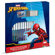 Spider-Man 18dílná razítková sada s fixem - Multiprint