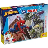 Spider-Man 2 v 1 puzzle a omalovánka 108 dílků 50x35 cm - Lisciani