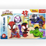 Spiderman a jeho přátelé 24 dílků Maxi puzzle - Trefl