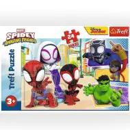 Spiderman a jeho přátelé 24 dílků Maxi puzzle - Trefl
