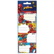 Spiderman samolepící štítky na sešity, 20 ks