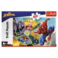 Spiderman v síti 60-dílný puzzle - Trefl