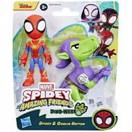 Spidey a jeho úžasní přátelé: Pók a Goblin Dino-Síť Akční figurka Sada - Hasbro