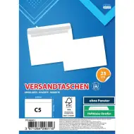 Spirit: Bílá obálka C5 22,9x16,2cm balení 25 ks