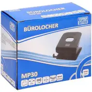 Spirit: Černý kovový děrovač s dvěma otvory MP30