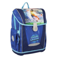 Spirit: Champ League školní batoh s fotbalovým vzorem a magnetickým zapínáním 49×21×40 cm