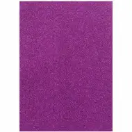 Spirit: Dekorační třpytivá pěnová guma v fialové barvě A4 1ks