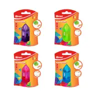 Spirit: Dvojitý ořezávátko a guma 2 v 1 v různých barvách, balení 1 kus