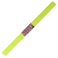 Spirit: Fluorescentní žlutý krepový papír 200x50 cm.