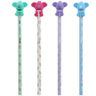 Spirit: HB grafitová tužka s gumou v podobě koaly v různých barvách