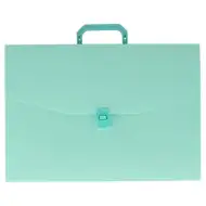 Spirit: Klasická pastelově zelená dokumentová složka s klapkou ve formátu A4.