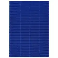 Spirit: Kovově modrý 3D dekorační vlnitý karton A4