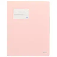 Spirit: Kroužkový pořadač s držákem na karty v pastelově oranžové barvě A4