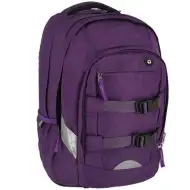 Spirit: Městský fialový ergonomický školní batoh, batoh 46x32x22cm