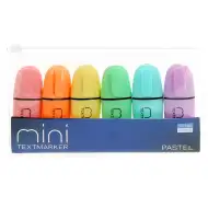 Spirit: Mini pastel zvýrazňovače sada 6 ks
