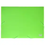 Spirit: Neonově zelený plastový box na sešity A4 s gumičkou