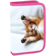 Spirit: Penál s motivem kočky, rozkládací, plně vybavený, 50 ks