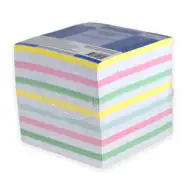 Spirit: Poznámkový blok barevný a bílý, 900 listů, 9x9x9 cm