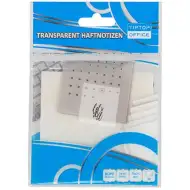 Spirit: Průhledná bílá samolepicí záložka 75x75mm
