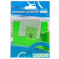 Spirit: Průhledné zelené samolepicí záložky 75x75mm