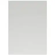 Spirit: Třpytivá dekorační pěnová guma v bílé barvě A4 1ks