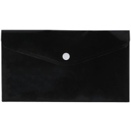 Spirit: černá složka na dokumenty se zapínáním na patent 235×115 mm