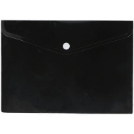 Spirit: černá složka na dokumenty se zapínáním na patent, formát A5