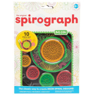 Spirograph: NEON spirograf 10dílná kreativní sada