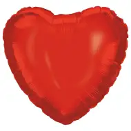 Srdcový fóliový balónek – červený 46 cm