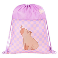St.Right Chill Capybara šňůrkový batoh, sportovní vak 34x43 cm