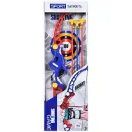 Střelecká hra: Sada šípů s přísavkami a terčem.