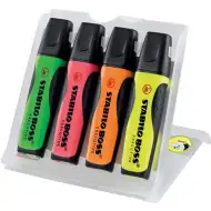 Stabilo: BOSS Executive textový zvýrazňovač, sada 4 kusů