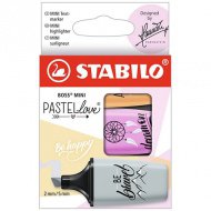 Stabilo: Boss Mini Pastellove zvýrazňovače, sada 3 ks