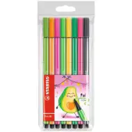 Stabilo: Pen 68 sada 8 barevných fixů s avokádovými odstíny