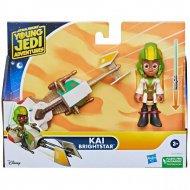 Star Wars: Dobrodružství mladého Jediho - Sada figurky Kai Brightstar s vozíkem 7,5 cm - Hasbro