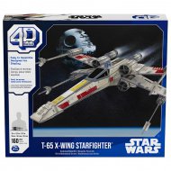 Star Wars: T-65 X-wing Starfighter vesmírná loď 4D puzzle 160 dílků - Spin Master