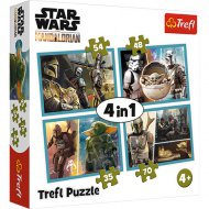 Star Wars: The Mandalorian 4 v 1 puzzle - Trefl