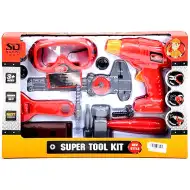 Stavební hračka s ochrannými brýlemi