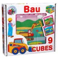 Stavební kostky pohádky, 9 kusů