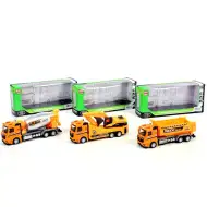 Stavební sklápěčky ve třech různých verzích.