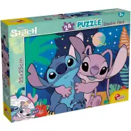 Stitch 2 v 1, puzzle a omalovánka, 24 dílků, 35x25 cm – Lisciani
